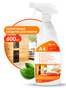 Очиститель-полироль для мебели - A4 | Grass | 600 мл 
