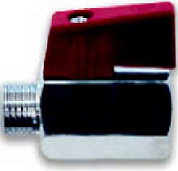 Вентиль шаровый, 1/4"внут - 1/4"внеш