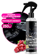 Полироль-очиститель пластика матовый - Polyrol Matte (виноград) | Grass | 250 мл 